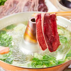 北海道 標茶町産 エゾ 鹿肉 しゃぶしゃぶ用 ロース 500g　| しゃぶしゃぶ