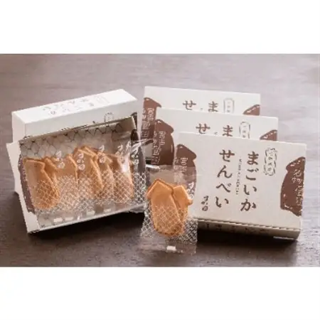 【三陸銘菓】まごいかせんべい5箱セット　〔2枚入×6袋〕×5箱_菓子・スイーツ 煎餅・おかき  せんべい センベイ_【1245539】