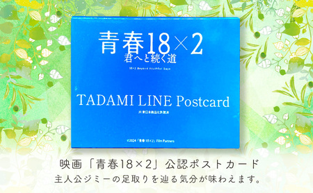 青春18×2 TADAMI LINE Postcard はがき 