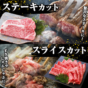 【3か月定期便】カットを選べる！鹿児島県産 黒毛和牛 サーロイン 半頭分 9kg（3kg×3回)  A4等級以上 定期便【00-030-17-TK】