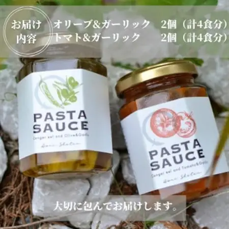 徳島県阿南市産ハモのパスタソース2種×各2個_惣菜・加工品  缶詰・瓶詰 _【1497553】