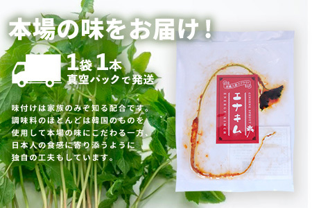 【10カ月定期便】一子相伝 秘伝のエナキム(高麗人参スプラウト・キムチ)1袋1本入(H104145)