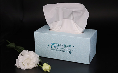 白檀・NIYODO　BLUEセット（白檀16R・ひのき16R・土佐和紙BOXティッシュ2個）