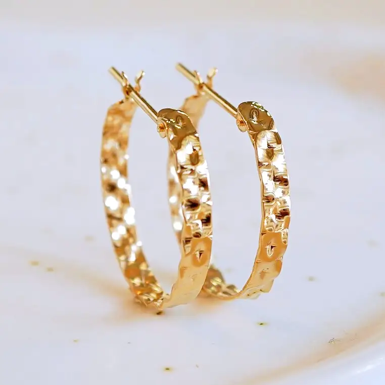 K18 18金 イエローゴールド 地金 フープピアス （直径20mm） 保証書付 NO-1965 SWAD079｜18K 地金 ピアス 18金ピアス K18ピアス ギフト ジュエリー 保証書付 ケース付  贈り物 ギフト プレゼント 記念日 人気 おすすめ 山梨県 昭和町