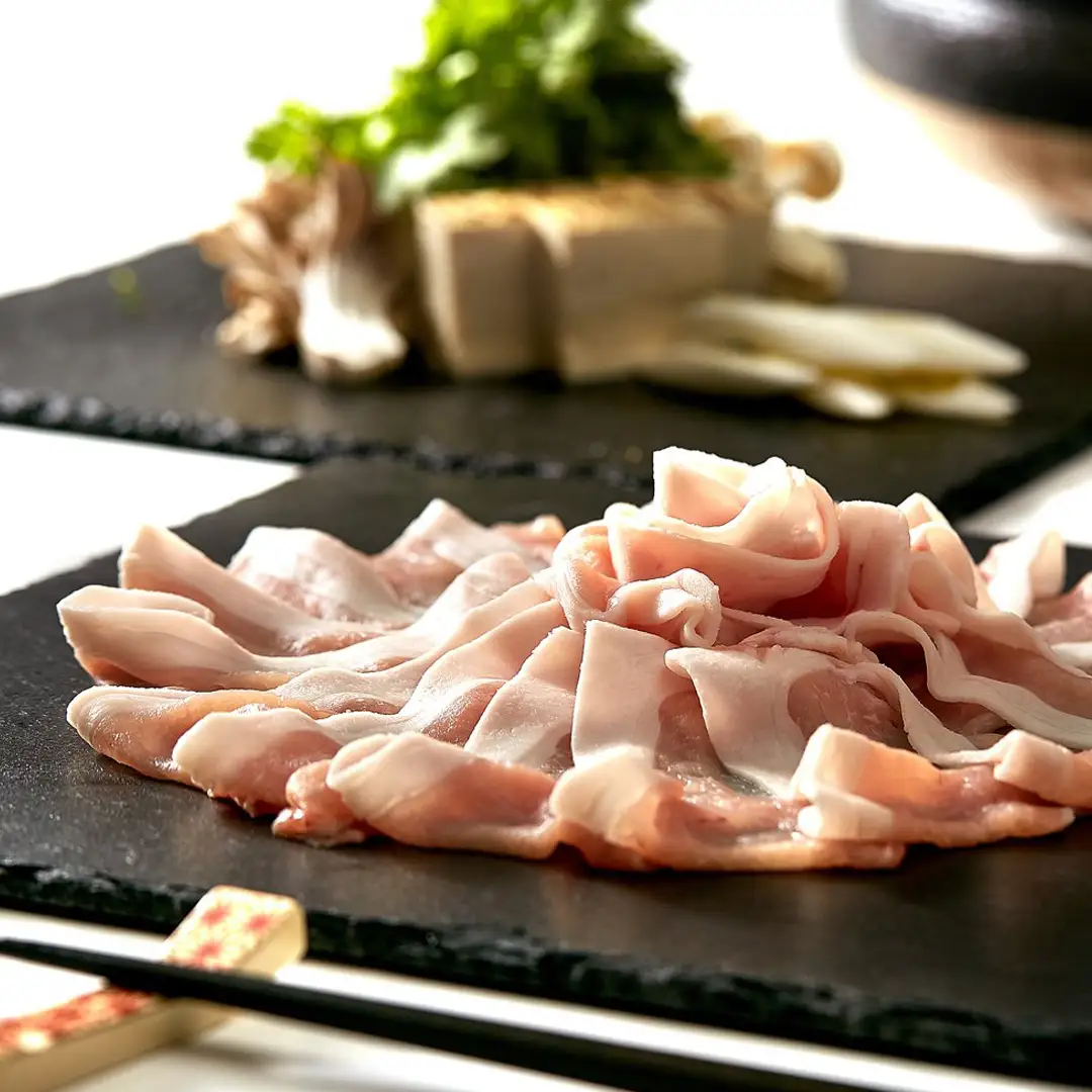 茨城県銘柄豚 「常陸の輝き」 極上の ロース 食べ比べ セット ( しゃぶしゃぶ 用 ) 計2kg ( 500g × 4 パック ) (茨城県共通返礼品) 小分け ブランド豚 三元豚 豚肉 肉 冷凍 [FA008sa]