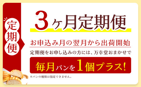【3ヶ月定期便】パン メロンパン 冷凍 ピーナッツバタークリーム 6個 手土産 おすそ分け スイーツ パン ギフト 菓子パン 万幸堂 《お申込み翌月から出荷》熊本県 荒尾市 送料無料 ベーカリー おやつ 個包装 給食 でおなじみ！ 美味しいパン 手作りパン ベーカリーパン 焼きたてパン