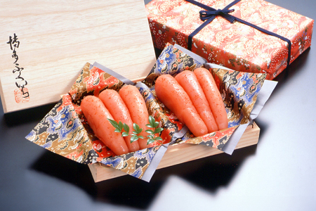 辛子明太子 500g 桐箱入 [博多ふくいち 福岡県 筑紫野市 21760814]