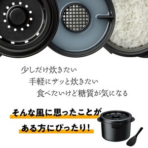 糖質カット ご飯メーカー 2合炊き 電子レンジ 調理 器具 炊飯器 キッチン スケーター株式会社 8-012 (570018)