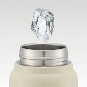 【スクリューハンドル付きマグボトル】500ml 保温保冷 くすみグレー STSC5_4973307579165 8-015