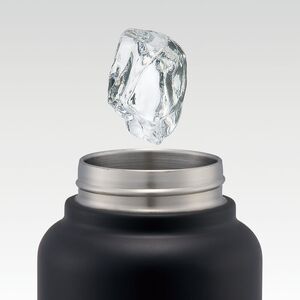 【スクリューハンドル付きマグボトル】1200ml 保温保冷 ブラック STSC12_4973307579424 スケーター株式会社 11-020