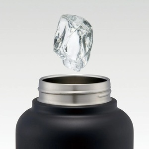 【スクリューハンドル付きマグボトル】1500ml 保温保冷 ブラック マグボトル 57924-0-STSC15 スケーター 13-012