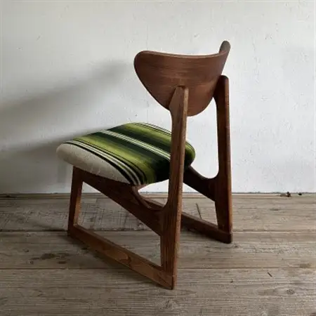 Lager Chair(ラガーチェア)グリーンストライプ ダークブラウンフレーム【SWOF】_雑貨・日用品 椅子・チェア・ソファ 家具・インテリア _【1550689】