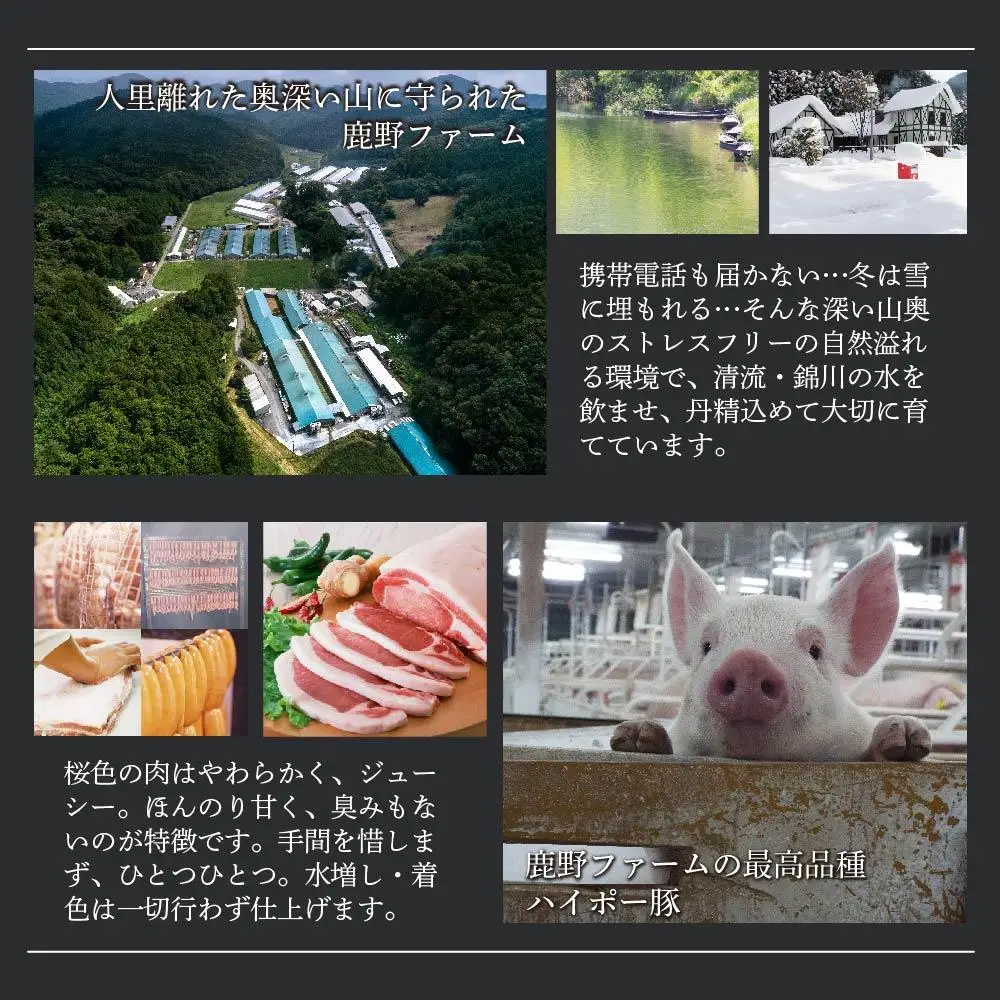 鹿野ファーム 豚とろウインナー 1kg（500g×2）