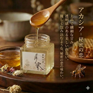 948.鳥取の花の香りを食卓へ。天然はちみつ3瓶セット（百花蜜、アカシア、トチ）67g×各1瓶（計3瓶） 蜂蜜 ハチミツ ハチ蜜 鳥取県産◇日本全国配送可能