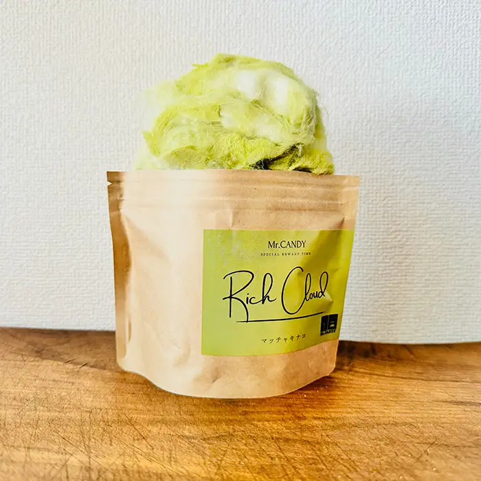オトナ綿飴Rich Cloud和風3種セット | わたあめ わたがし 綿あめ 綿菓子 スイーツ デザート おやつ ほどける口溶け 新食感 ミタラシキナコ マッチャキナコ ホウジチャキナコ 埼玉県 越谷市