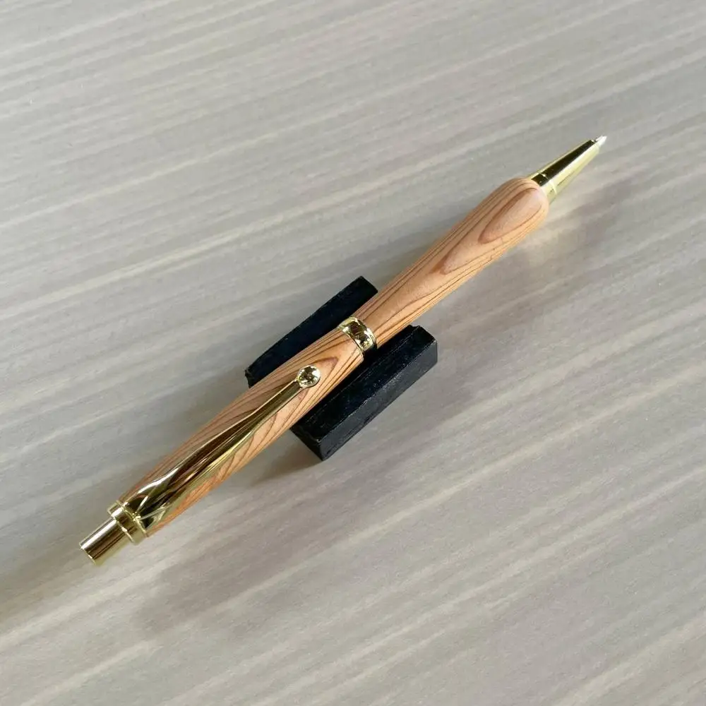 2Pice 木軸シャープペンシル0.5mm (屋久杉) ゴールド金具 MUKU屋