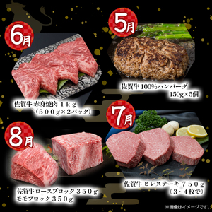 Z2 佐賀牛 毎月お届け便 50万コース 定期便 12回 佐賀牛 ブランド牛 国産牛 牛肉 肉 おすすめ ご褒美 定期便 お取り寄せ 佐賀県 太良町