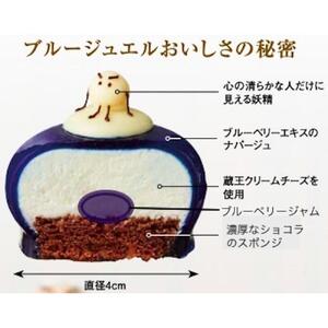 Blue Jewel ブルージュエル - Gift Box of 9 piece -　【お菓子・チーズケーキ・ブルーの輝き・宝石・スイーツ・レアチーズケーキ・ヨーグルト・濃厚・ホワイトチョコレート・ブルーベリー味】