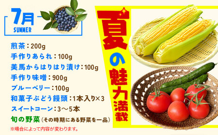 【計2回定期便】ふるさと小包詰め合わせ 年2回 7月・12月便