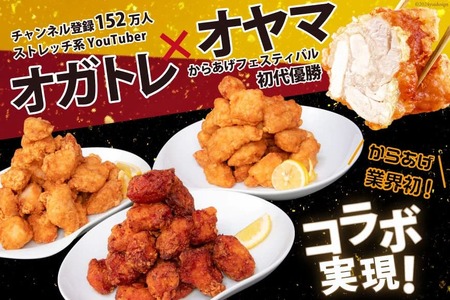 オガトレ監修 高タンパク 唐揚げ ｢からあげたんぱっくん｣ 2種セット (醤油風味 塩味) 計1.6kg (800g×2袋) [オヤマ 宮城県 気仙沼市 20564757]