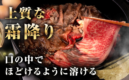 【全12回定期便】【A4～A5ランク】 長崎和牛 蔵下ロース スライス 400g（しゃぶしゃぶ・すき焼き用）《壱岐市》【野中精肉店】 牛 牛肉 和牛 国産 長崎和牛 霜降り しゃぶしゃぶ すき焼用 ギフト 贈答用 冷凍配送 A5 [JGC070]