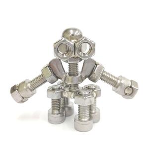 ブロックみたいなねじ玩具 M6ネジー2号 ／ 大河内 ロボット 知育 おもちゃ 工具不要 ステンレス ネジ ボルト ナット 玩具 三重県 度会町