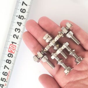 ブロックみたいなねじ玩具 M6ネジー3号 ／ 大河内 ロボット 知育 おもちゃ 工具不要 ステンレス ネジ ボルト ナット 玩具 三重県 度会町