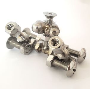 ブロックみたいなねじ玩具 M6ネジー4号 ／ 大河内 ロボット 知育 おもちゃ 工具不要 ステンレス ネジ ボルト ナット 玩具 三重県 度会町