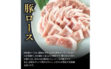 国産豚ロース焼肉用 2.7kg 