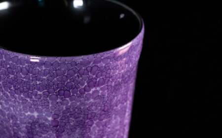 【世界でグランプリ受賞】有田焼 大理石のような質感 ロックカップ 麟 Lin Marble Old 2個 (Raspberry & Ivy)【金照堂】ウイスキーグラス 焼酎グラス ロックグラス ラズベリー アイビー ギフト A90-46