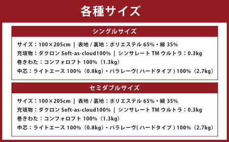 S24 スザキーズ 洗える 腰痛対策 敷き布団 セミダブル サイズ 寝具 洗濯可