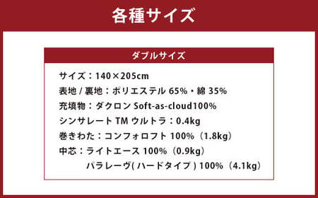 S25 スザキーズ 洗える 腰痛対策 敷き布団 ダブルサイズ 寝具 洗濯可
