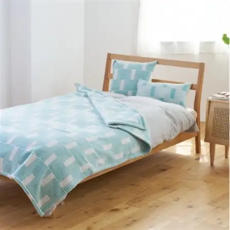 【セミダブルサイズ】洗えるタスマニアラムウール混毛布 160×200cm グリーン OTW-SW【1555478】