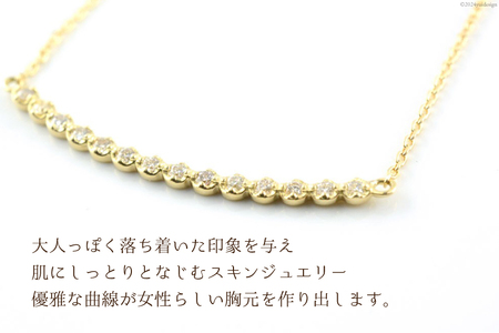 ダイヤモンド ライン ネックレス