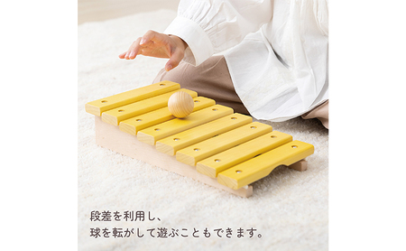 ステップ・シロフォン　木琴おもちゃ　階段状木琴おもちゃ　楽器おもちゃ　STEP XYLOPHONE　もっきん　木琴 工芸品 