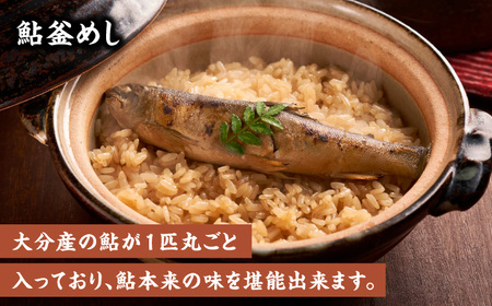 【最短1週間以内発送】【レンジで簡単】釜めし2種セット 鮎釜めし・鶏めし 各130g×2 もち米 120g×4  あゆ 鶏  日田市 釜めし[ARAG002]