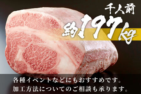 牛一頭まるごと千人前！ 飛騨牛 牛一頭 横綱セット 千人前 計197kg 一括配送 A5等級 すき焼き しゃぶしゃぶ ステーキ 焼肉 BBQ ランプ イチボ カイノミ サーロイン ヒレステーキ ロース 大容量 贅沢 飛騨 ブランド牛 牛肉 高級 贅沢 ご褒美 養老ミート