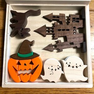 【ふるさと納税】＜木から生まれたハッピーハロウィンセット＞高知県 佐川町 木工品 コンパクト uｍ 木工房ゆうむ かぼちゃ 飾り 装飾 halloween パンプキン オブジェ 置物 雑貨 玄関 室内 オーナメント ディスプレイ デコレーション グッズ おばけ 黒猫 北欧