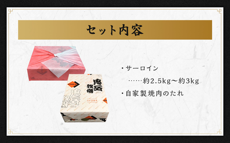 出島ばらいろサーロイン約2.5kg～約3kg ／ 長崎和牛 和牛 国産 お肉 肉 牛肉 長崎県 長崎市