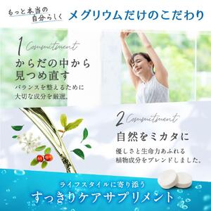 カリウム サプリメント メグリウム ヒハツ＆植物成分 3袋セット◇
