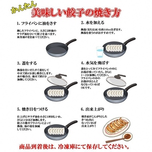 『ラーメン屋さんの餃子をご家庭で』中華そば文四郎 手作り餃子 2パックセット [0738]