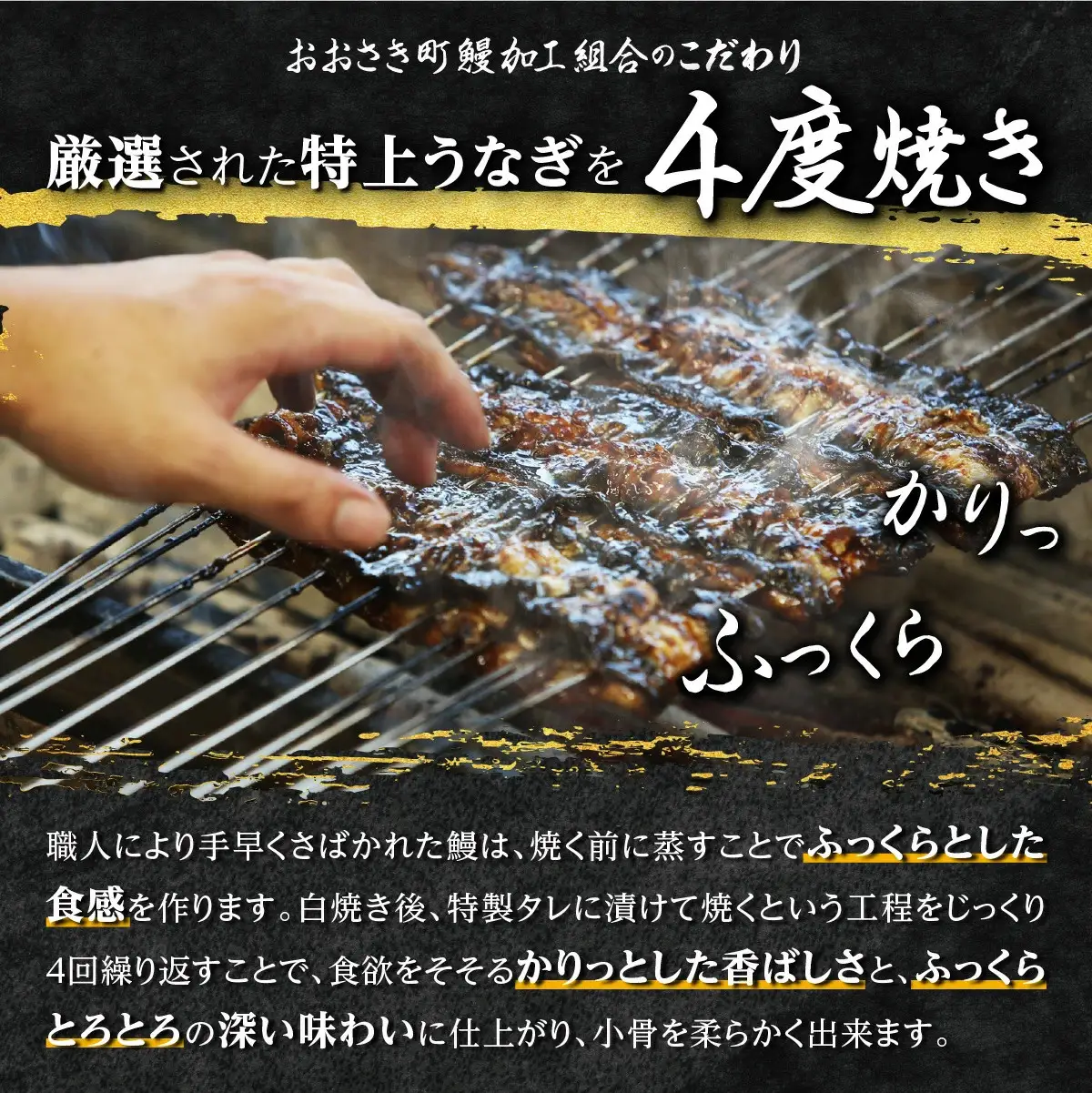 どーんとお届け！特大25尾　鹿児島県産長蒲焼