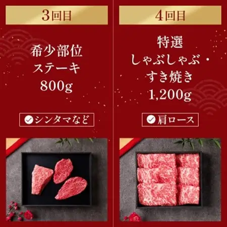 【毎月定期便】和牛セレブの神戸牛 定期便「ファーストクラス」全6回【配送不可地域：離島】【4058605】