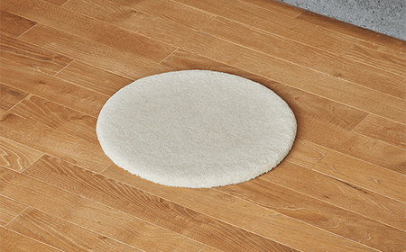 【山形緞通】Crafton Cushion - No.1 (Circle) [絨毯 じゅうたん ラグ カーペット oc-cccxx-no1]