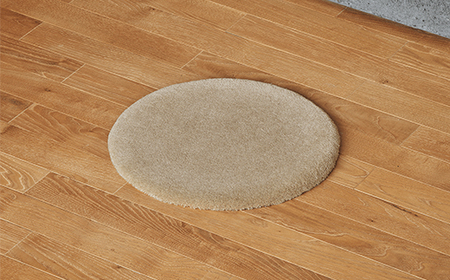 【山形緞通】Crafton Cushion - No.3 (Circle) [絨毯 じゅうたん ラグ カーペット oc-cccxx-no3]