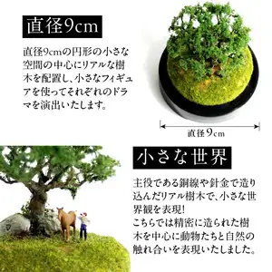 ディスプレイジオラマ 【癒しの森－動物編】 R08026