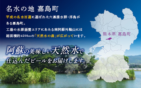 FK7-0166_【香るエール・サントリー生ビール交互6回定期便】各350ml ×24本 熊本県 嘉島町 ビール ギフト 贈り物 酒 アルコール