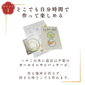伊予の水引 花ブローチ 若葉