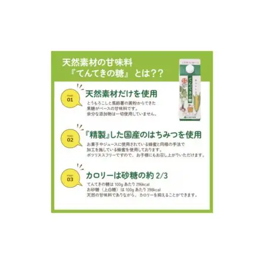 てんてきの糖600g×12本