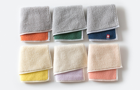 キャンバスタオル　ハンカチ　3枚セット（パープル） [I002150HT3PU]